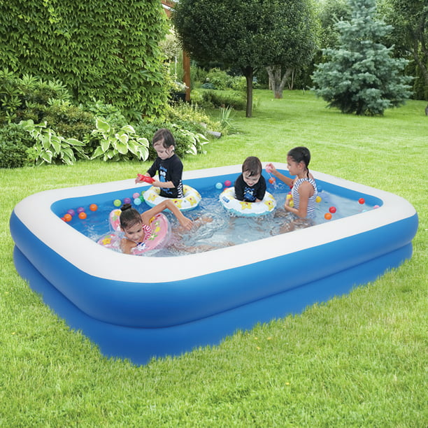 Swimming Pool for Kids and Adults Oversize Family Inflatable Pools Safe Thickened Abrasion Resistant Inflatable Pool Outdoor Summer Water Party Family Interaction Inflatable Pool